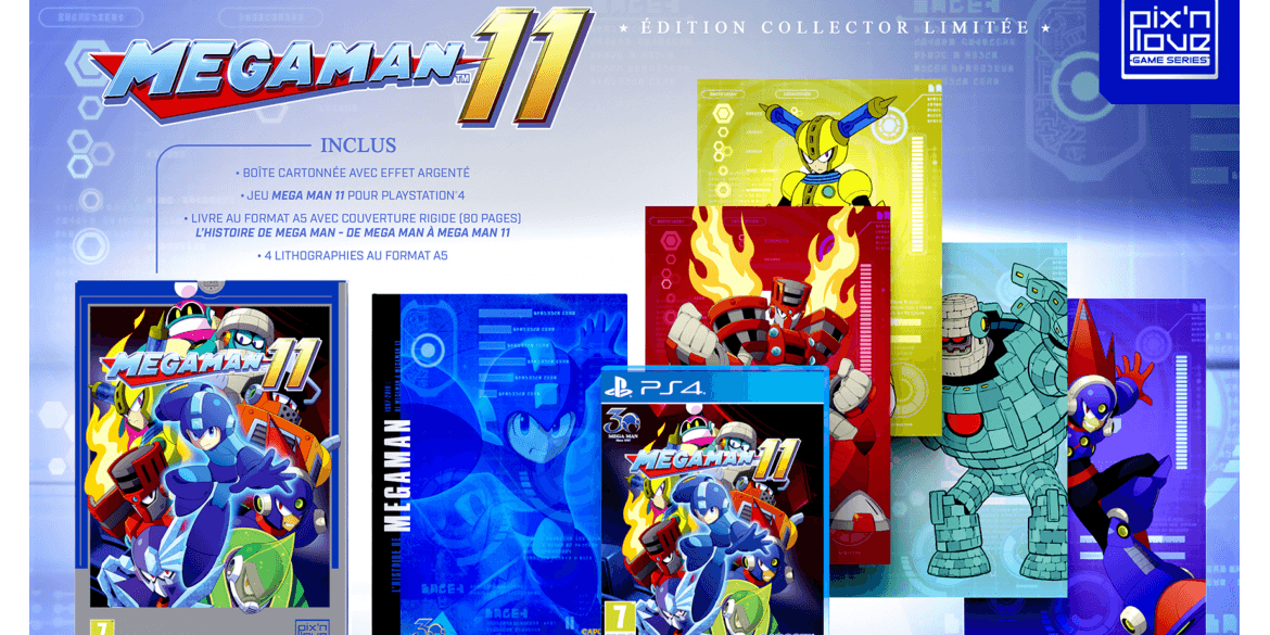 Un collector exclusif pour le jeu Mega Man 11